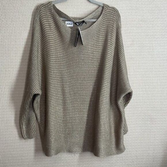 NWT Ralph Lauren Black Label Metallic BoatNeck Sweater Women Plus Size 3X - Picture 10 of 14